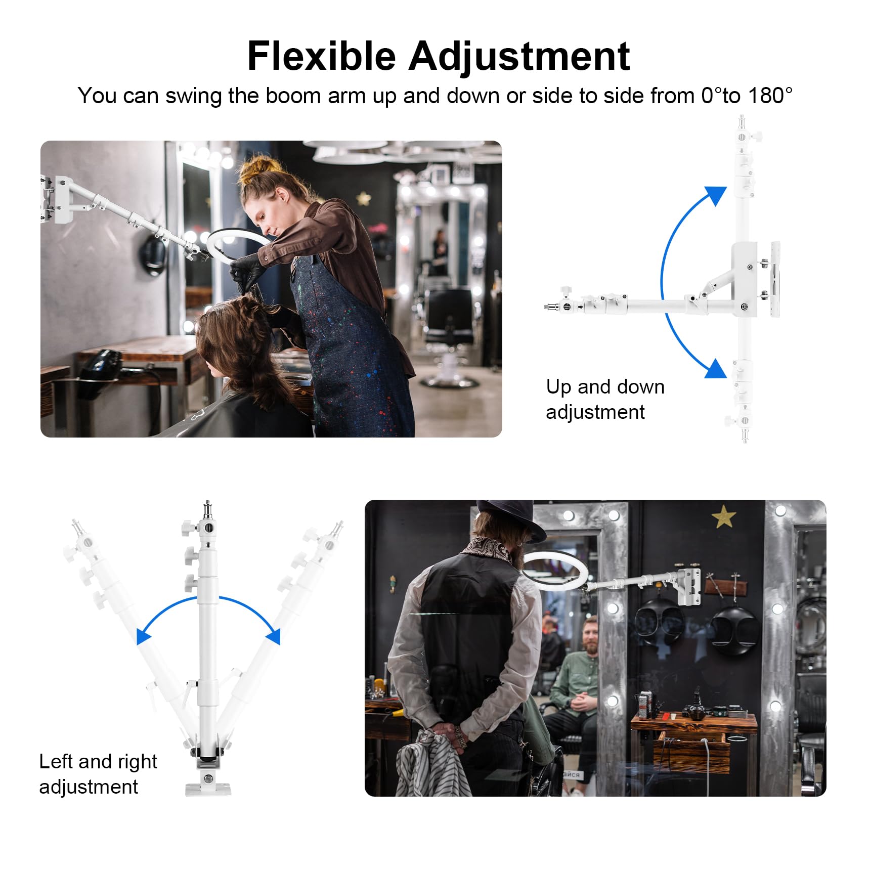 Amazon.com : Selens Wall Mount Ring Light 39.37''/100cm with 180